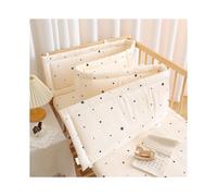 (160×30cm, N08) Ensemble de tour de lit respirant et de protection de lit pour tout-petit, protections latérales rembourrées douces