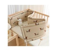 (160×30cm, N10) Ensemble de tour de lit respirant et de protection de lit pour tout-petit, protections latérales rembourrées douces