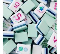 160 Acrylic 4 Layer Engraved American Mahjong Tiles Set