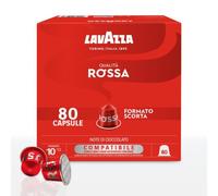 160 Capsules En Aluminium Compatibles Nespresso Café Lavazza Qualité Rouge
