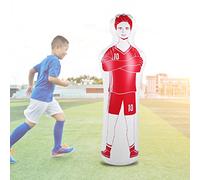 160 Cm Gonflable Football Mannequin Formation But Gardien de But Gobelet Air Mannequin Défenseur Mur Football Formation Mannequin Boxe Sac de Boxe pour Enfants Adultes