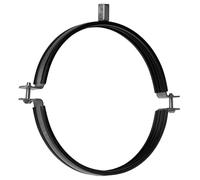 Ø 160 mm Collier de Serrage à vis pour la Fixation de Tuyau, Tube, ou Câbles Dans les Murs, les Sols - Avec Joint en Caoutchouc