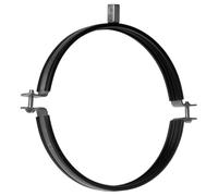 Ø 160 mm Collier de Serrage à vis pour la Fixation de Tuyau, Tube, ou Câbles Dans les Murs, les Sols - Avec Joint en Caoutchouc