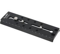 160 mm Rapid Connect Long coulissant QR Plaque de dégagement rapide pour Manfrotto MVH500AH MVH500A MVH502AH MVH502A 501HDV 503HDV 504HD 509HD 526 577 701HDV Q5 Tête vidéo fluide