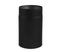 Ø 160 mm Tube droit 25 cm Noir