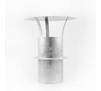 Ø 160 mm Tuyau de poêle Cape de cheminée 2 mm