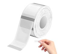 160 Pcs D'étiquettes Autocollantes Imperméables, Clair de Recharge pour Etiqueteuse, Etiquette Transparent Thermiques pour nimbot D110 D11 D101 H1s,12 * 40 mm, se Décolle Sans Laisser de Traces