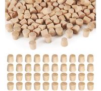 160 Pièces de Bouchons à Tête Plate en Bois de 5 mm pour Trous de Vis - Cache-Vis pour la Réparation de Meubles