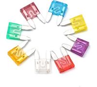 160 pièces Mini 3-40 ampères fusible de sécurité Automobile Standard Auto lame camion Auto ATC fusible porte-lame 8 Types Kit d'assortiment Câblage de protection
