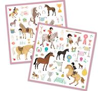 160 stickers Chevaux