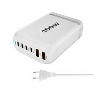 160 W, Station De Chargement De Voyage, Polyvalent 160 W Pour Ordinateur De Bureau, À Température De Fonctionnement Inférieure Pour Ordinateur, Tablette, Ven