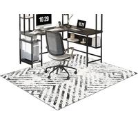160 x 200 cm Tapis de Sol Bureau | Tapis Protection Sol Chaise Bureau | Tapis Chaise Gaming Antidérapant | Tapis Chaise de Bureau | Tapis de Sol Gamer | Tapis Protège-Sol pour Chaise de Bureau