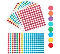 1600 Pièces Autocollant Numero, Numéro Autocollants Feuilles D'Autocollants Numérotés de Couleur Number Stickers Etiquette Numerotees Autocollante 16 Feuilles 1 à 100 Chiffre