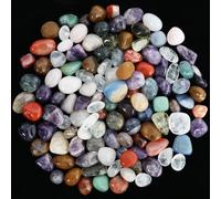 1600g Pierres Naturelles Mélangées, Pierres de Chakra de Cristal de Guérison de taille 2-3cm pour la Décoration, l'Artisanat, la Guérison par le Cristal, la Bijouterie, la Wicca et le Reiki