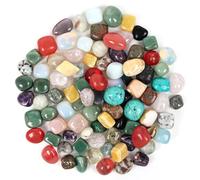 1600g Pierres Naturelles Mélangées, Pierres de Chakra de Cristal de Guérison de taille 2-3cm pour la Décoration, l'Artisanat, la Guérison par le Cristal, la Bijouterie, la Wicca et le Reiki