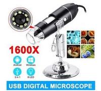 1600x microscope numérique pour l'électronique type-c 3 en 1usb microscope caméra loupe 1080p 8 led G