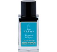 16014jt-Un Flacon D'encre Pailletée Or Pour Stylo-Plume,Roller,Plume De Verre Et Porte-Plume 15 Ml,Turquoise De Perse