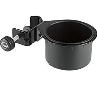 K&M Porte-boisson 16024 – Noir, vissable jusqu'à ø 3 cm, flexible et pratique