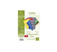 [160300E] Exacompta Paquet de 10 chemises 220g FLASH format A4 100 RECYCLE as...