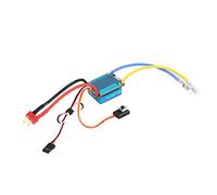 160A Brushless ESC étanche avec Bec 5V 1A pour Voiture RC | Contrôleur de vitesse électronique, prise T, boîtier en aluminium, pour voiture RC 1/12 1/10 1/8