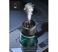 160ml Grande Capacité Diffuseur Voiture avec Parfum, Arômes Longue Durée 9-12 Mois, Atomiseur Ultrasonique, On/Off Automatique, 3 Modes, Lumière Étoilée, Rechargeable, BJ 047 (Océan)