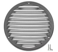 Ø 160mm Acier Inoxydable Métal Grille de Ventilation - Grille D'aération avec Moustiquaire