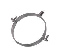 Ø 160mm Collier de Serrage Métallique - M8 / M10 Collier de Fixation pour Tube, Tuyau, Conduit