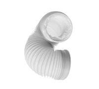 Ø 160mm Conduit d'air Flexible pour Hotte de Cuisine, Climatiseur, Hotte Aspirante, Sèche-linge - 3m Tuyau d'évacuation - Conduit de Ventilation - PVC