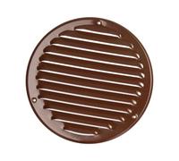 Ø 160mm Grille de Ventilation avec Moustiquaire - Grilles d'aération en Métal - Marron