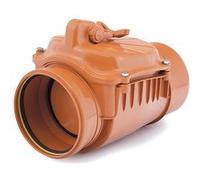 Horizontal plastique PVC eaux usées chèque de vidange clapet anti-retour remous empêché 160mm