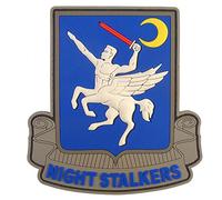160th SOAR Night Stalkers Airborne Regiment Operation Red Wings PVC Rubber 3D Touch Fastener Patch