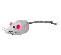 160x Souris Trixie avec cloche, peluche, herbe à chat 5 cm