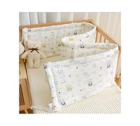 (160X28cm, P10) Ensemble de pare-chocs de lit de bébé réglable et protection de tête de lit, protections latérales de lit pour