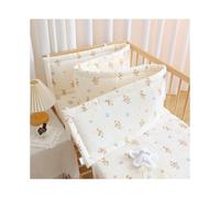 (160X28cm, P4) Ensemble de pare-chocs de lit de bébé réglable et protection de tête de lit, protections latérales de lit pour