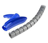 161-64406 Tuyau hélicoïdal Ø faisceau : 25 mm polypropylène argent L : 2 m...