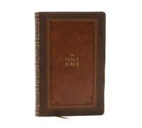 1611 Kjv With Apocrypha, Brown Leathersoft