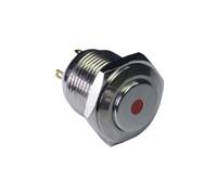 1617 16mm High round head momentary pin terminal dot lamp electrical switch IB16A-G10Y-D NWPNLXEA(12V blue led)