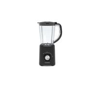 16180134 - Blender sur socle - 800 W - 2 vitesses + fonction pulse - 4 lames en acier inoxydable - bol en plastique - noir