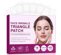 162 Patchs Anti Rides Visage, Patch Ride du Lion et Front, Bande Silicone Visage Ride Transparente pour Femme, Patchs Lissants pour Rides d'Expression, Soin de Nuit Invisible et Discret