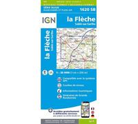 1620sb la fleche sable-sur-sarthe - Série Bleue 1620 - Collectif - Ign Institut Geographique National - Atlas / carte