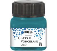 [16216] KREUL Peinture pour verre et porcelaine Clear, turquoise