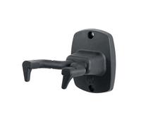 K & M Support mural guitare 16240-000-55 – accroche brevetée, coussinets caoutchouc – Noir