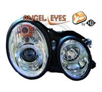 1625680 Paire de Feux Phares Angel Eyes chrome pour MERCEDES CLK C208 de 1997 a 2002