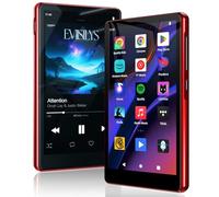 163 Go Lecteur MP3 avec Bluetooth Spotify, Écran Tactile 4,5 Pouces, Lecteur MP4 avec WiFi, Batterie 2000 mAh, Haut-parleurs HiFi Stéréo Portables, Amazon Music, Lecteur de Musique en Streaming