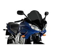1646 - pare-brise double bulle racing compatible avec Y.A.M.A.H.A. fz6 fazer 2004-2008 COULEUR FUMÉ FONCÉ