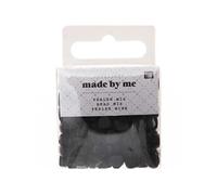 165 perles coeur 5 x 7 mm - noir