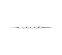 165 Perles rondes 5 x 7 mm - blanc