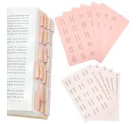 165 Pièces Testament avec des Onglets Bibliques Laminé, Onglets Bibliques, Stickers Index Bible Faciles à Lire et à Appliquer, Bible Tabs pour et Homme Femme, Ancien et Nouveau Testaments, Blanc Rose