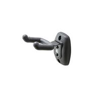 K & M Support mural universel 16590 pour ukulélé - Noir, fourche rigide, double fixation