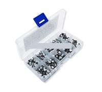 165PCS/LOT SMD Aluminum Electrolytic Capacitor Assorted Kit Set Samples Kit 0.47uF 1uF 2.2uF 4.7uF 10uF 22uF 47uF 100uF 10Values AUOQKQUT
